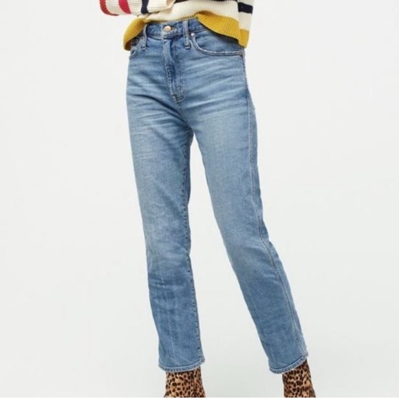 Point Sur J. Crew Shoreditch Straight Leg Slouchy High Rise Jeans Size 26 - Picture 1 of 14